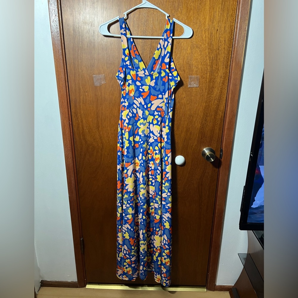 Market and Spruce size M petite floral maxi dress